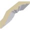 Ekena Millwork 2 3/4"H x 3"P x 4 1/2"F x 94 1/2"L, (1 7/8" Repeat) Modern Valeriano Rope Crown Moulding MLD02X03X04VA - alternate 3